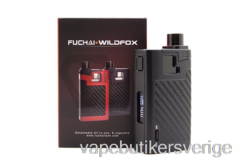 Vape Sverige Sigelei Fuchai Wildfox 40w Allt-i-ett Kit Röd